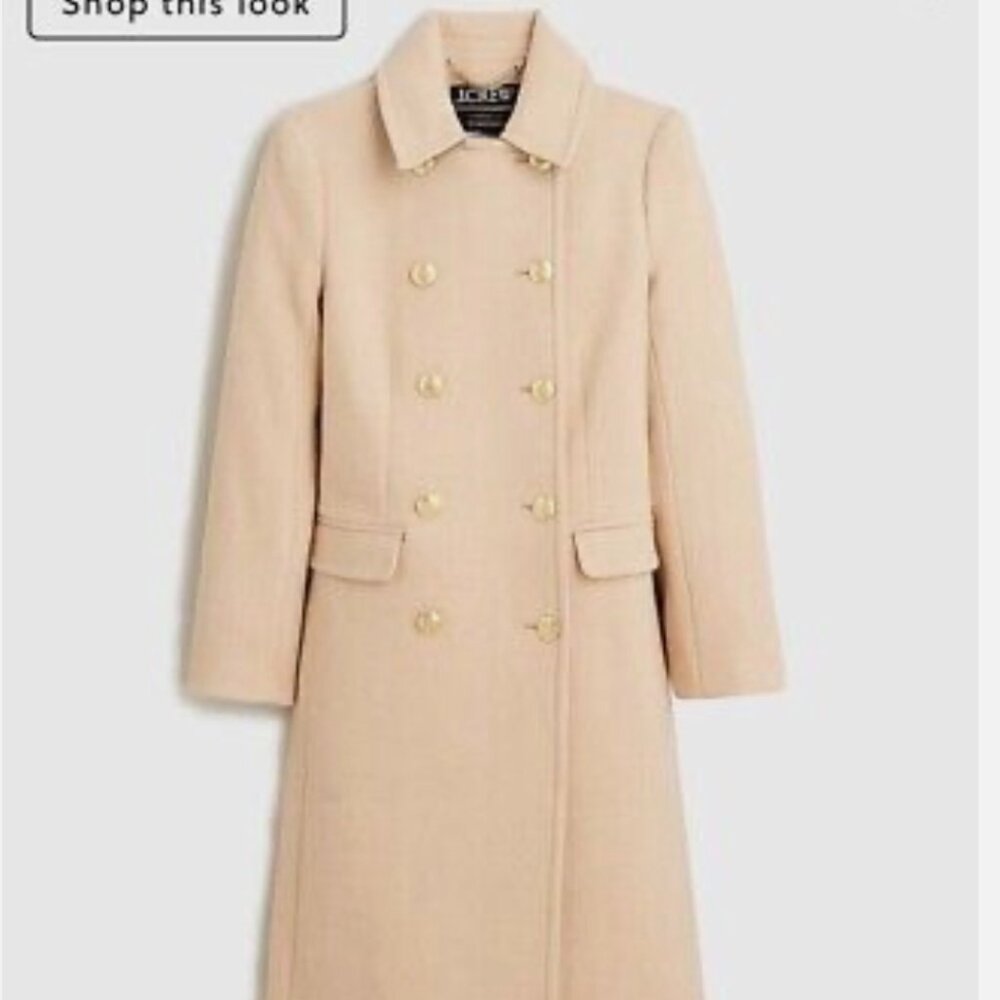 New w/tags J. Crew Warwick Topcoat, size 00